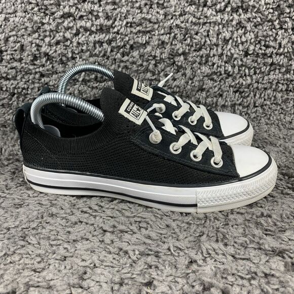 Converse All Star Women's Knit Slip-On Elasticized Collar Sneakers Black Sz 7 - Picture 3 of 8